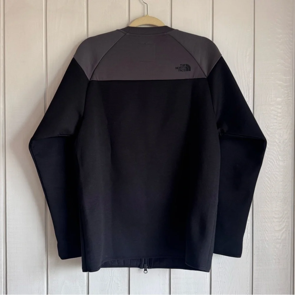 The North Face Black and Gray Jacket with Kangaroo Pocket